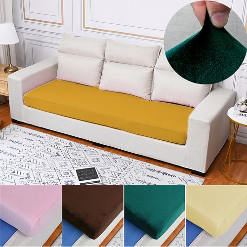 Stretch velvet sofa seat - stretch,