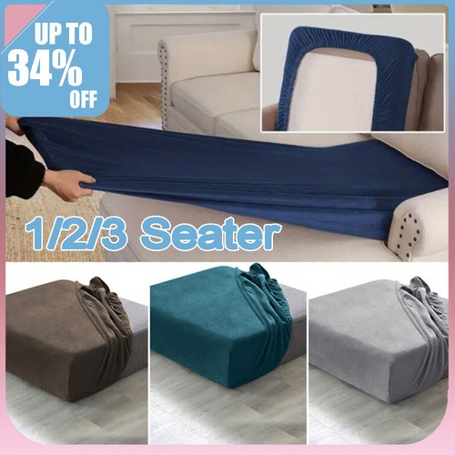 Velvet sofa seat - velvet, elastic