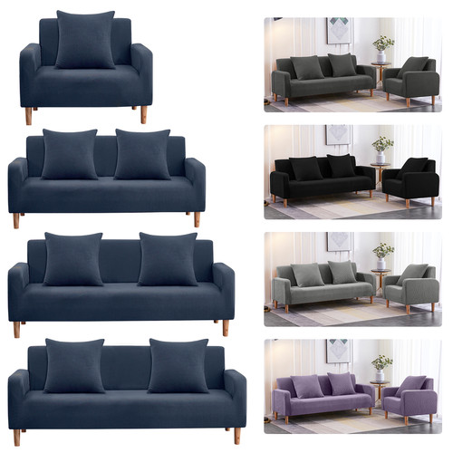Velvet sofa covers - velvet, seater