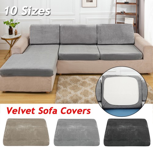 Velvet stretch sofa covers - velvet,