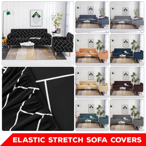 Plain stretch sofa - plain,