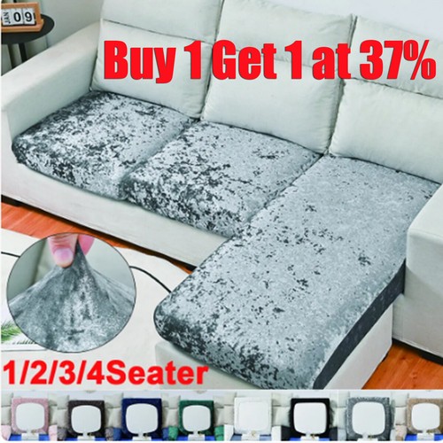 Crushed velvet sofa - velvet,